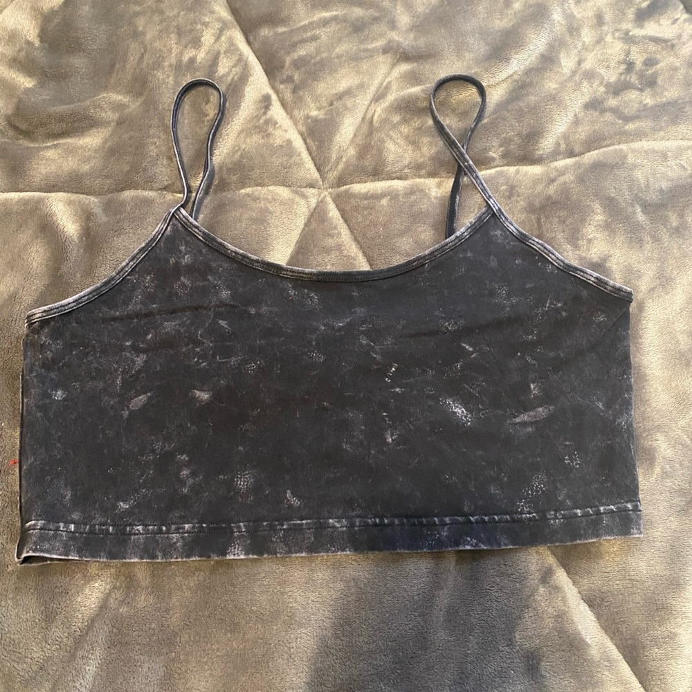 Size large TNA tank top. Ashy black and grey colour.